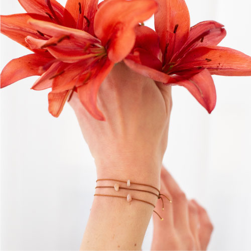 EDELSTEIN ARMBAND - POSITIVE VIBES